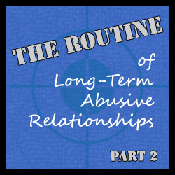 يمكّن الروتين علاقة مسيئة طويلة الأجل من الاستمرار لسنوات. أي من هذه المشاعر أو السلوكيات ، قد تشير إلى وجود علاقة مسيئة.