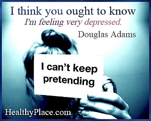 اقتبس من الاكتئاب بقلـم دوغلاس آدمز - أعتقد أنك يجب أن تعرف أنني أشعر بالاكتئاب الشديد.