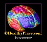 قد يكون تطور مرض انفصام الشخصية نتيجة لخلل في كيمياء الدماغ - الناقلات العصبية الدوبامين والغلوتامات.