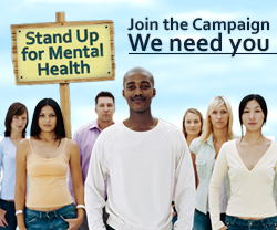 انضم إلى حملة "الوقوف في وضع الوقوف من أجل حملة وصمة عار الصحة العقلية"