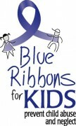 شرائط زرقاء للأطفال تمنع إساءة معاملة الأطفال وإهمالهم